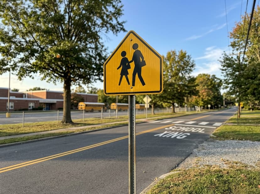 School Zone Yellow