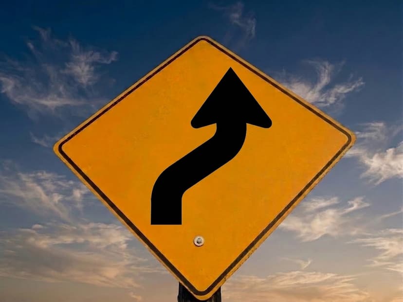 Curve Ahead Right