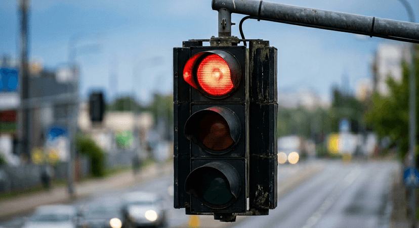 Flashing Red Light