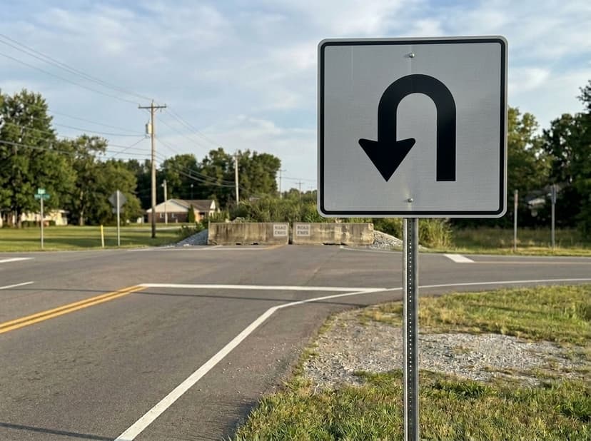 Intersection U Turn