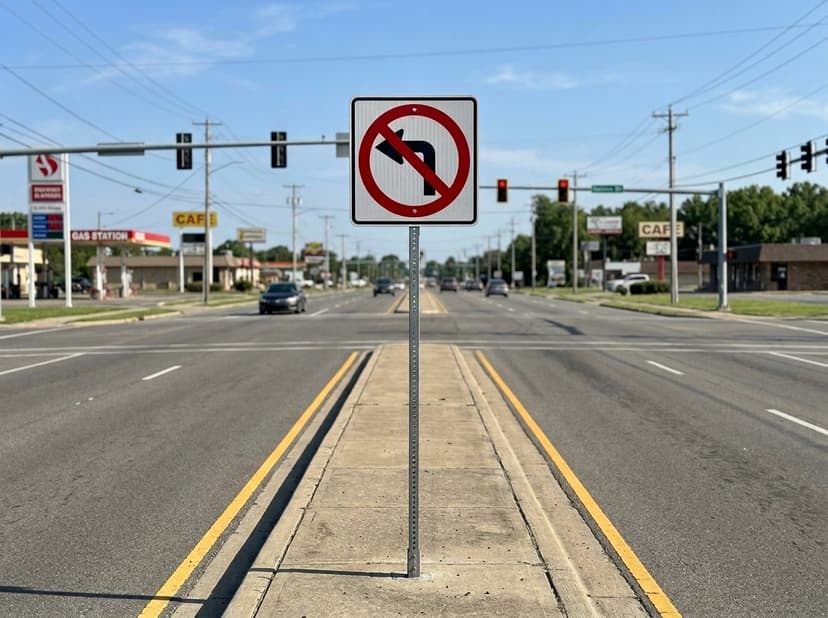 No Left Turn