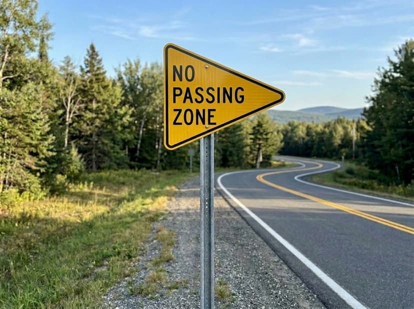 No Passing Zone