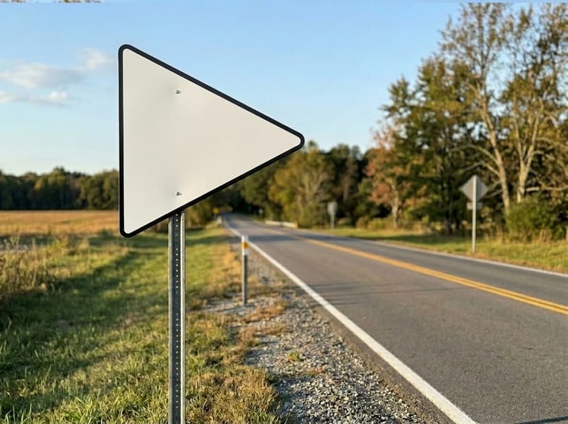No Passing Zone Sign