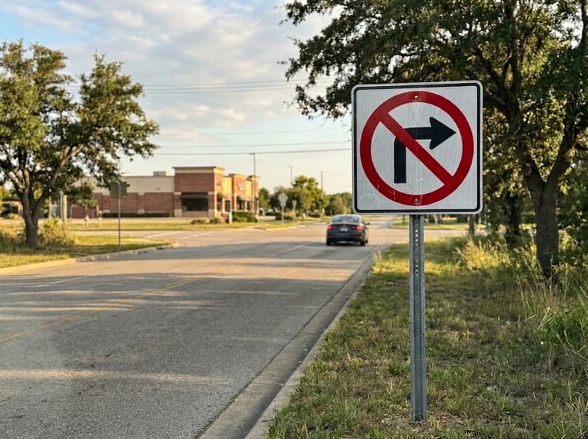 No Right Turn