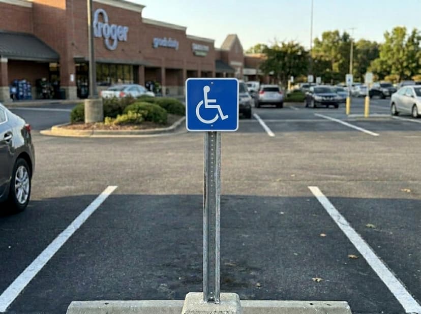Parking For Persons With Disabilities Blue