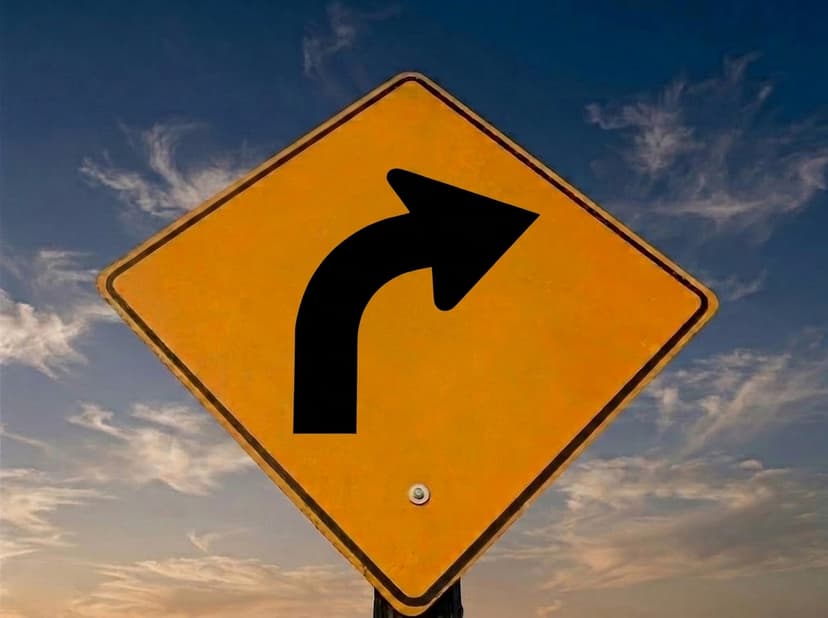 Right Curve Warning