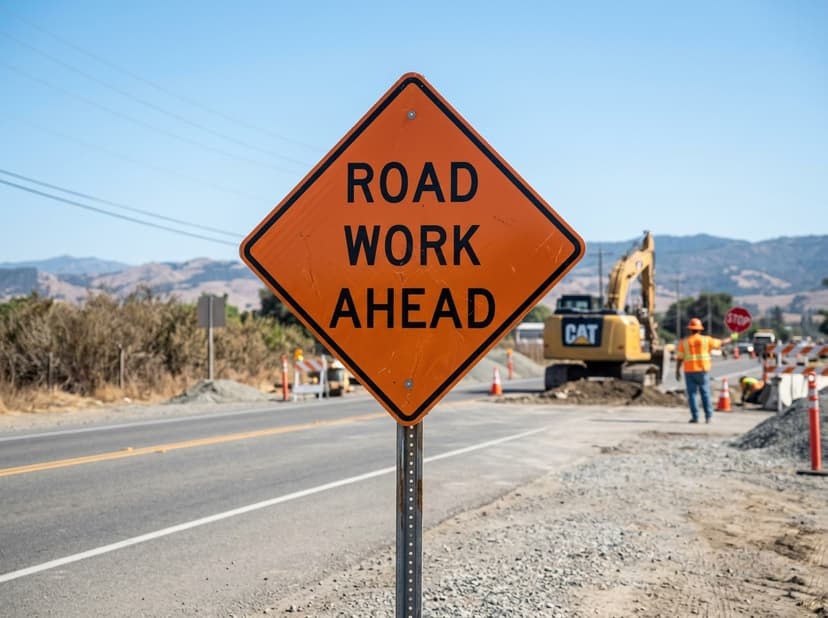 Road Work Ahead