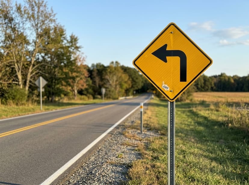 Sharp Turn Slow Down