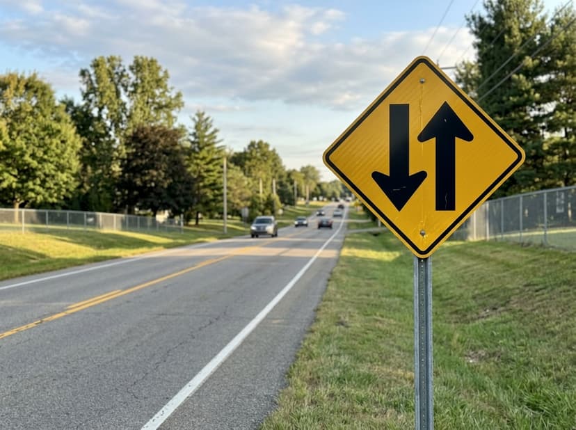 Two Way Roadway