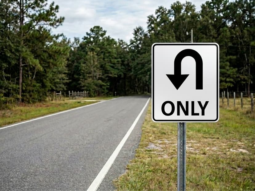 U Turn Only